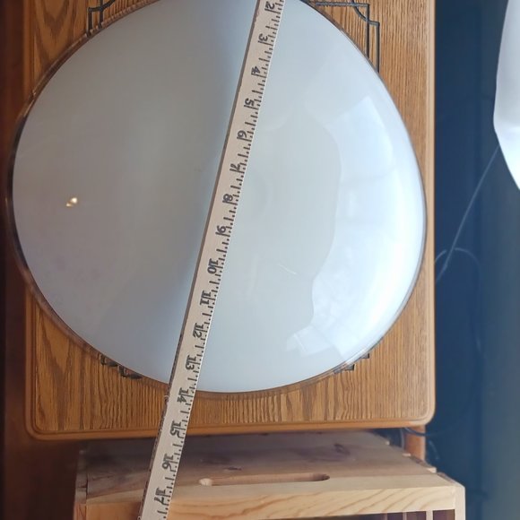 Mid-Century style Pier 1 glass plater - Picture 3 of 4